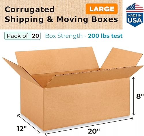 Miniatura 140 de Cajas para envío IDL Packaging - B-1266-5 de cartón corrugado, tamaño pequeño, de 12 pulgadas de largo x 6 pulgadas de ancho x 6 pulgadas de alto