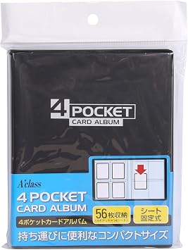 Aclass 4 Pocket Card Album Black
