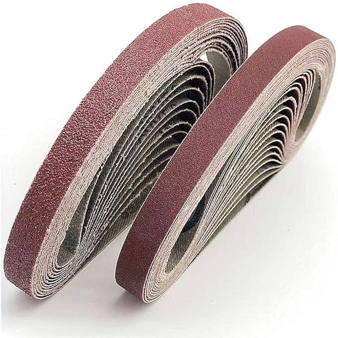 2 Stück Schleifband 1000 Körnung - Aluminiumoxid 50mm X 686mm F R C 331093