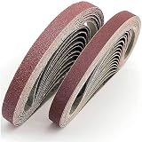 FEIHU Sanding Belts 13x457 mm.Aluminum Oxide Sanding Belt Assorted.Each 6X 40/80/120/180/320.Sanding Belt Set, for Belt Sander (30 Pieces) 13x457mm