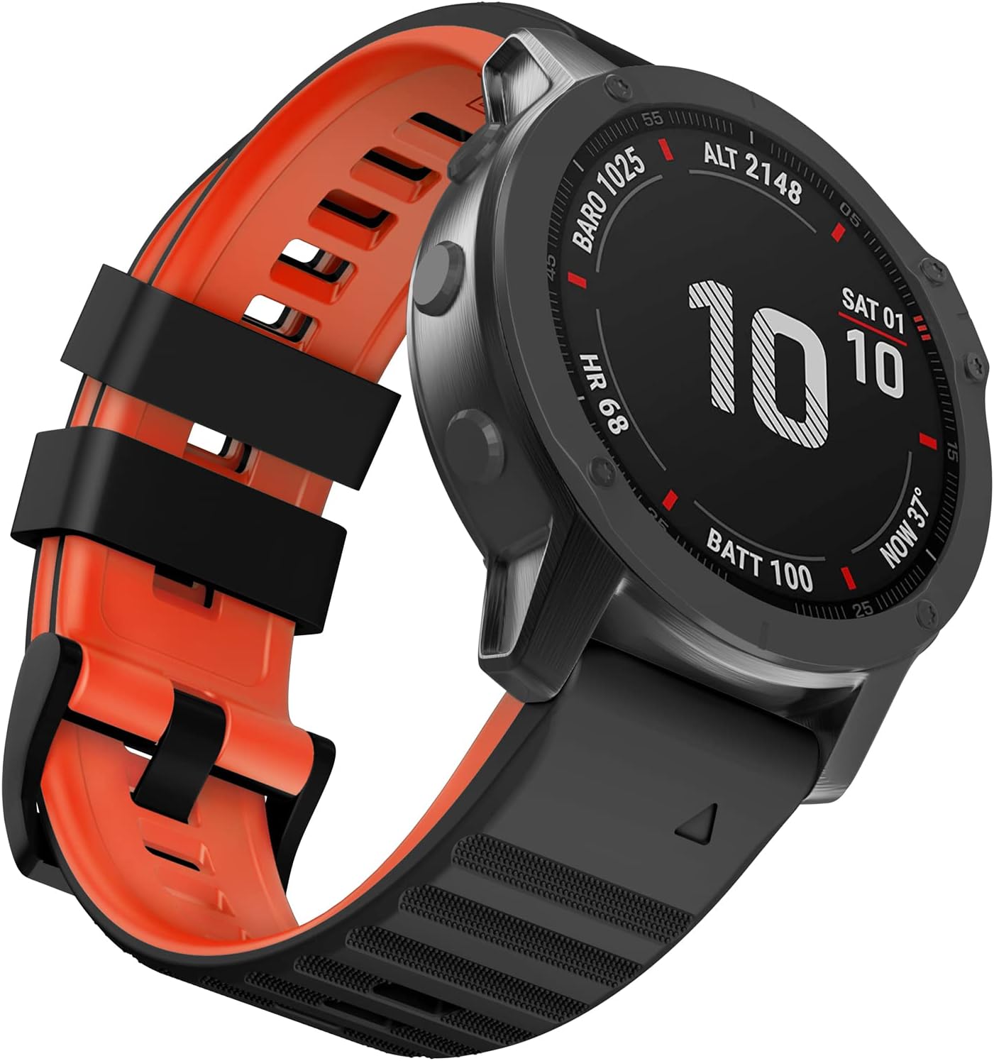 ISABAKEStrap for Garmin Fenix 6 / EPIX 2, Quick Fit 22mm Watch Replacement Band for Fenix 7/Fenix 5 Plus, Approach S60, D2 Delta, Forerunner 945