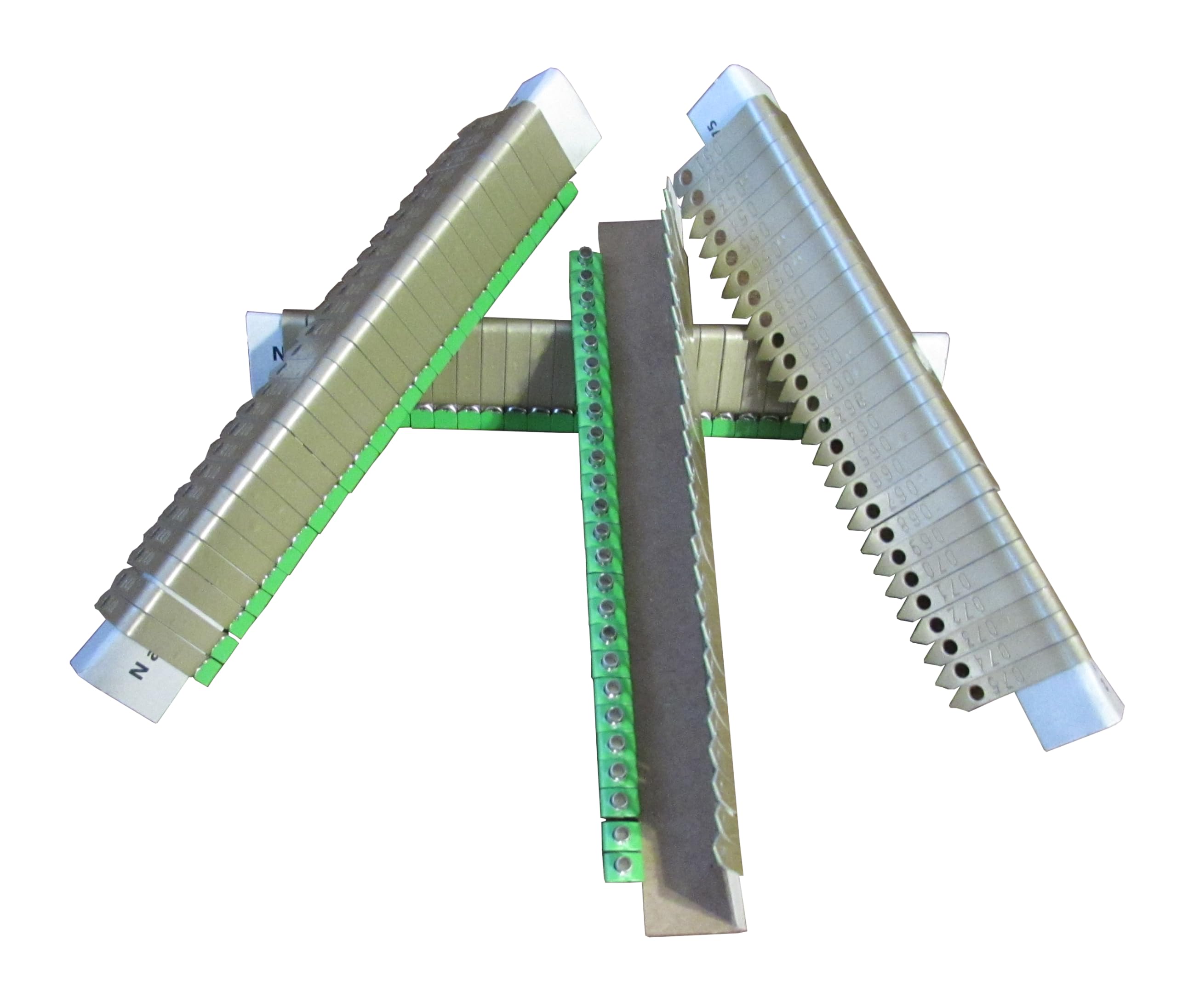 Customized Chicken Zip Wing Bands (100, Gold)