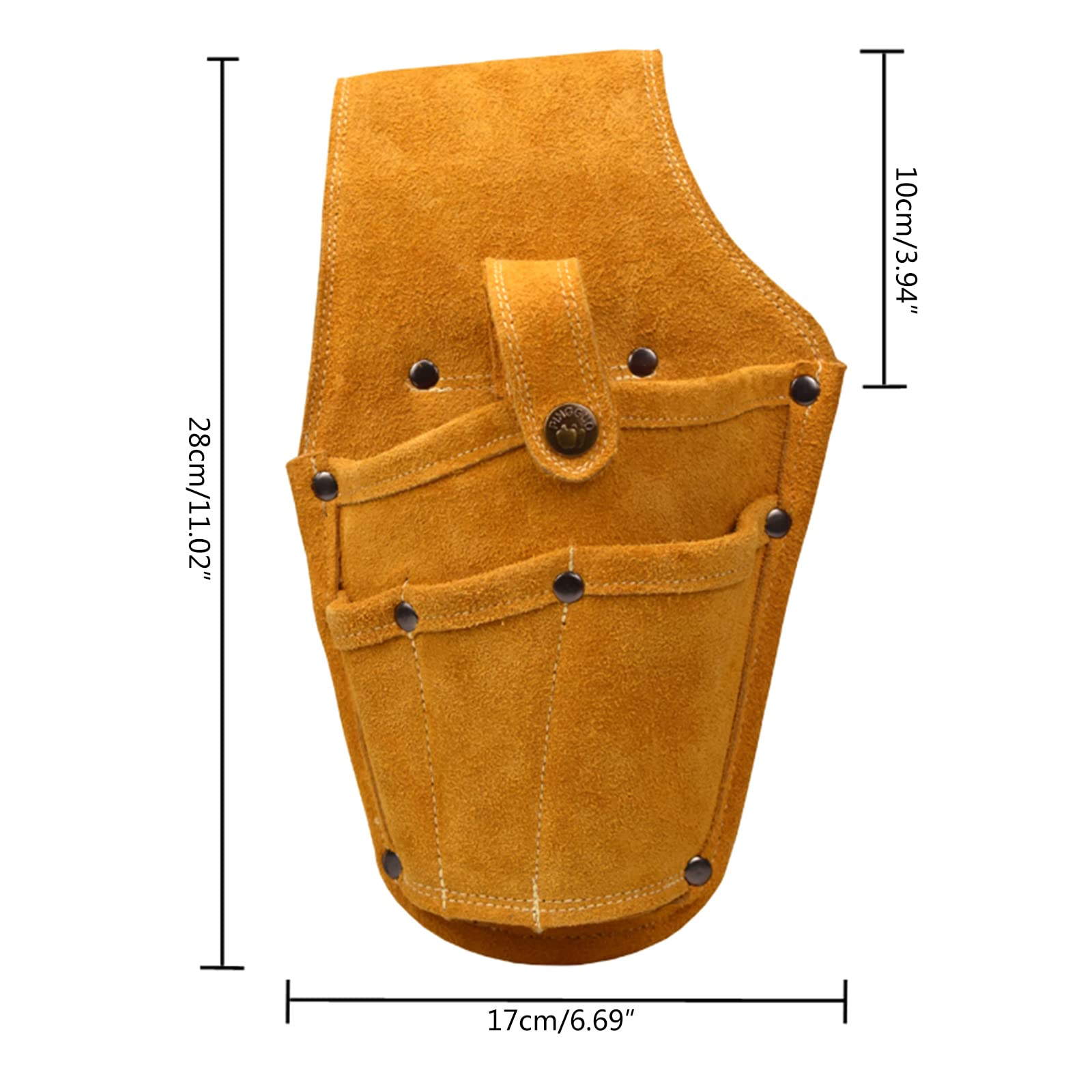 Lot de 2 sacs de perceuse électrique avec ceinture pour perceuse électrique, clé à molette, ciseaux, sacs à outils pour charpentiers, sacs à outils pour électriciens, sacs à outils pour homme