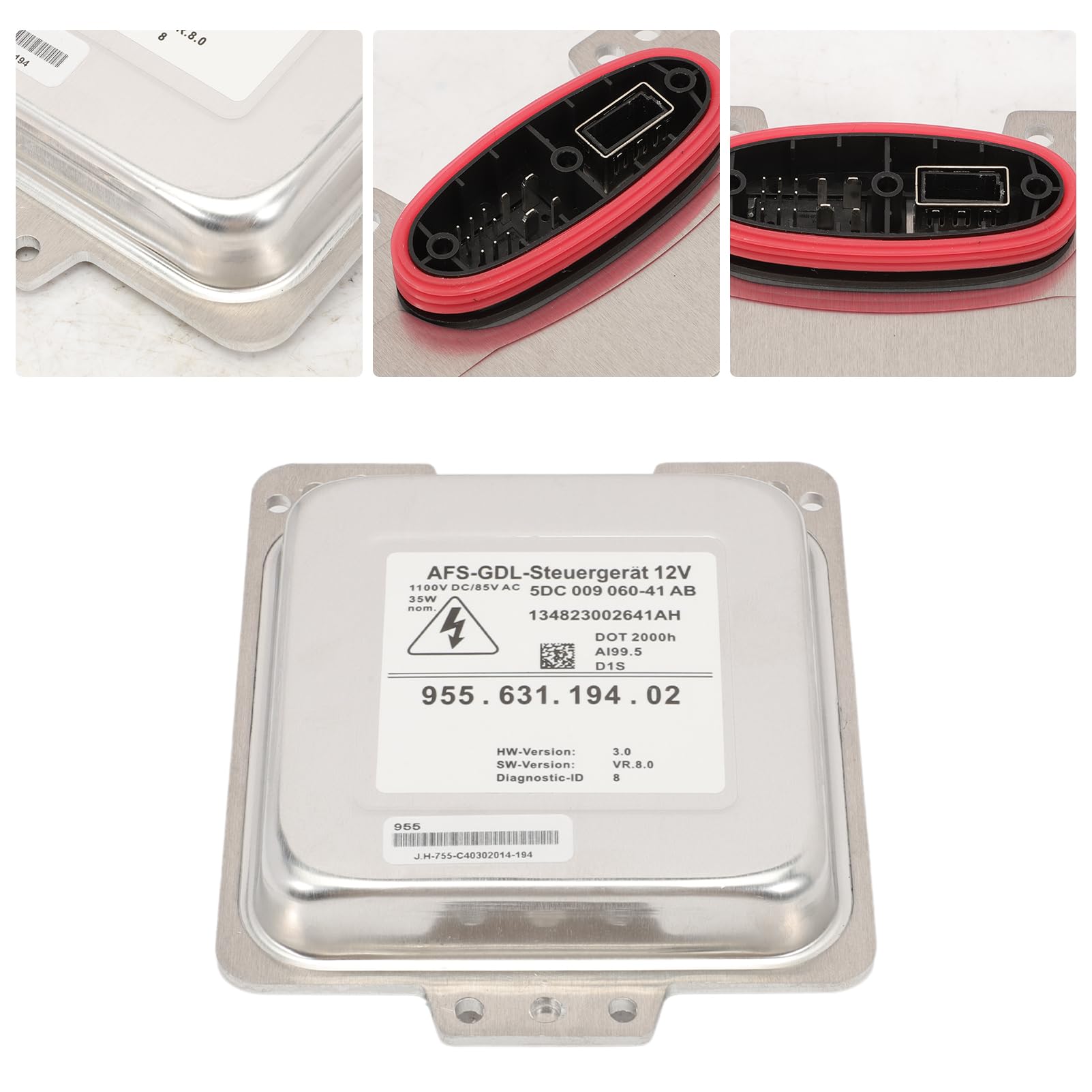 D1S Zavorra allo xeno HID stabilizzatore faro compatibile con Cayenne 957 2007,2008,2009,2010, zavorra allo xeno 95563119401 5DC00928500