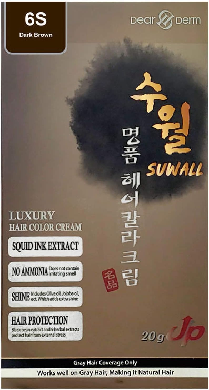 Luxury Hair Color Cream (6S - Dark Brown) 120g+120g