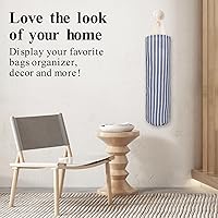 Vista 8 de TOGETRUE Soporte para Bolsas de Plástico, Soporte para Bolsas de Comestibles de Montaje en Pared, Organizador Reutilizable para Bolsas de Basura