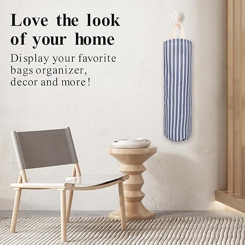 Miniatura 8 de TOGETRUE Soporte para bolsas de plástico, soporte para bolsa de comestibles, organizador de bolsas de basura reutilizable para decoración del hogar