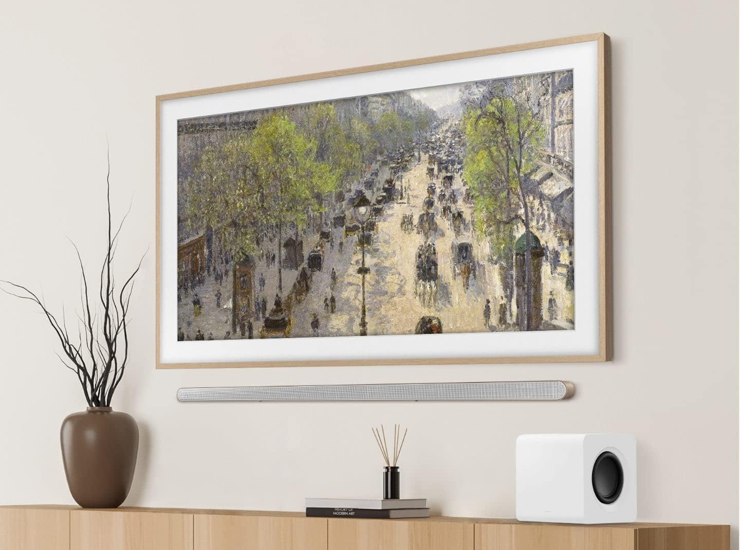 SAMSUNG Bisel de barra de sonido ultra delgado, accesorio para barras de sonido S800B y S801B, personalizable para combinar con los biseles de TV