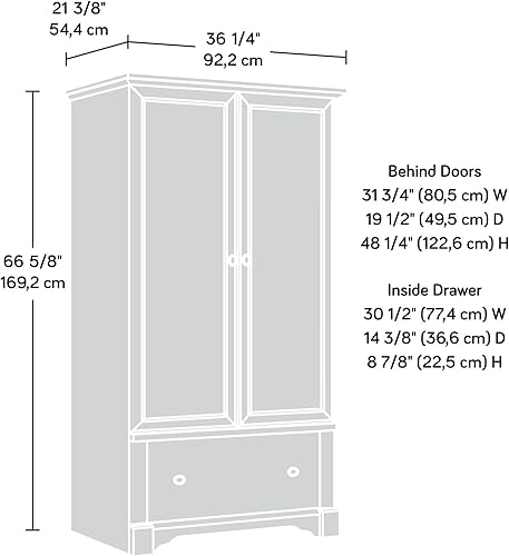 Miniatura 3 de Sauder Palladia Armario, acabado en cerezo selecto Seleccionar acabado cereza,Acabado de roble vintage.,https://www.amazon.com/dp/undefined