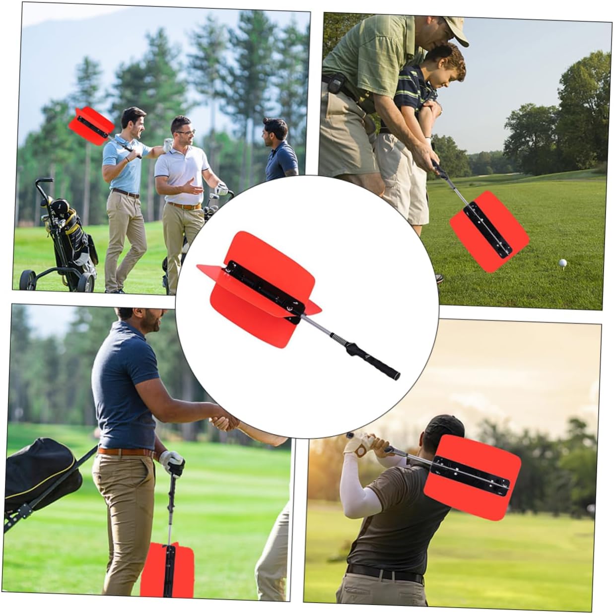 1pc Golf Fan Trainer Exercise Accessories Hand Wisking Tool Power Resistance Training Equipment Exericse Swing Device Swing Fan Practice Tool Swing Grip Sports