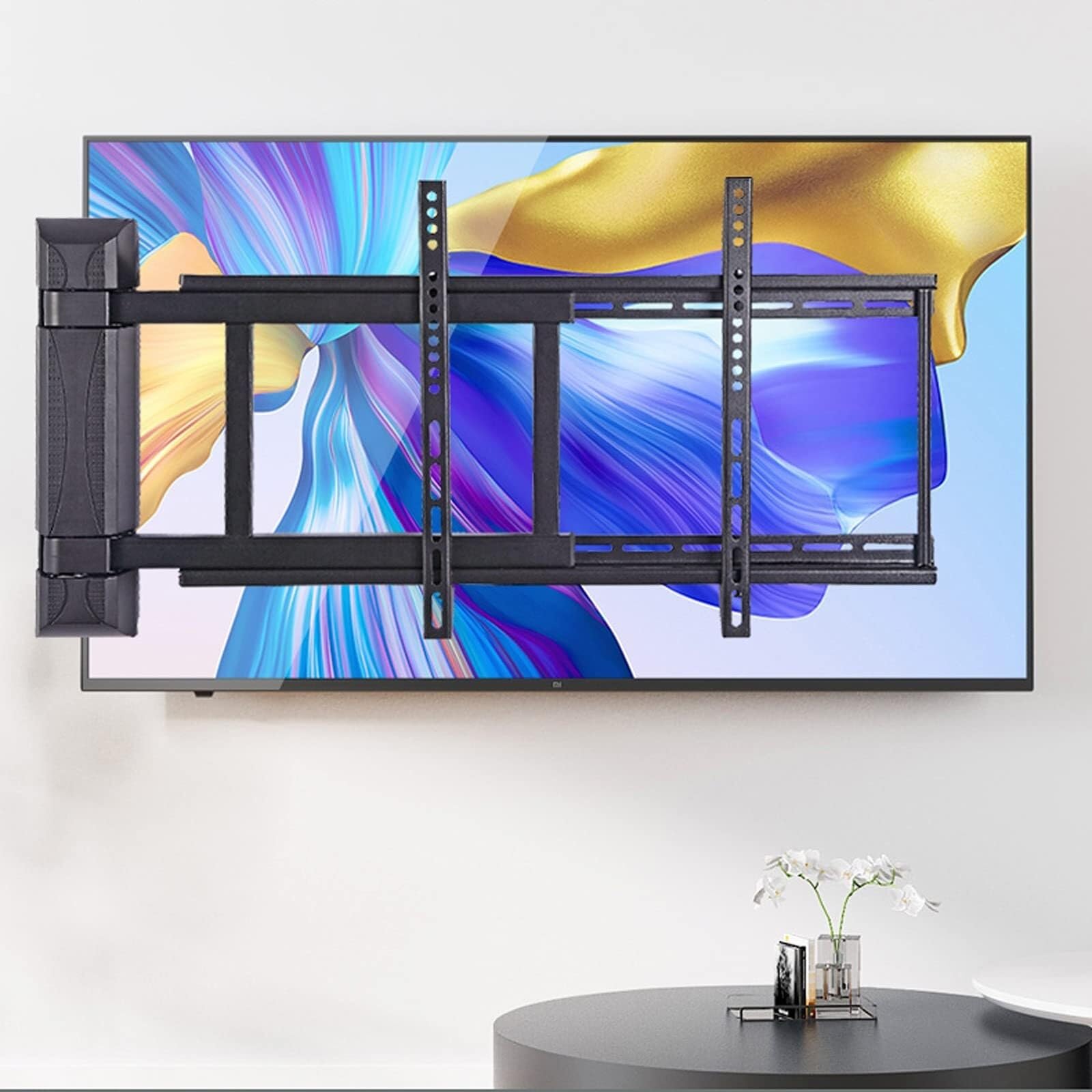 Soporte Universal para TV eléctrico con Mando a Distancia, Giratorio, para Montar en la Pared, para Smart TV.