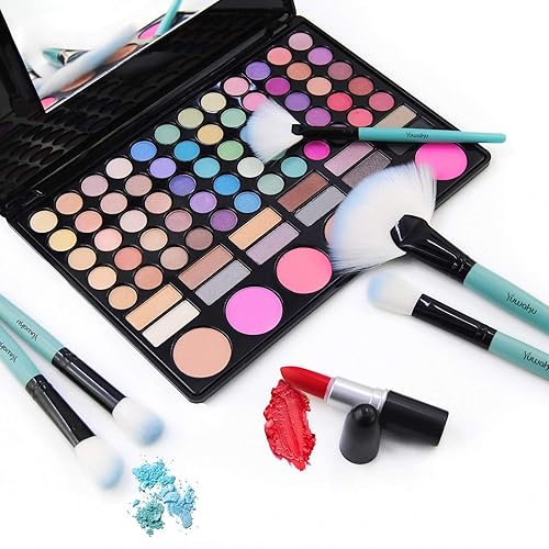 Miniatura 7 de Daxstar Yuwaku - 32brochas de maquillaje, juego de brochas de maquillaje, base sintética en polvo, correctores, sombras de ojos, rubor, brocha