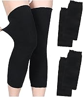 Vista 8 de Boao 3 pares de rodilleras térmicas para mujer, rodilleras térmicas de tela, rodilleras artríticas, rodilleras de compresión