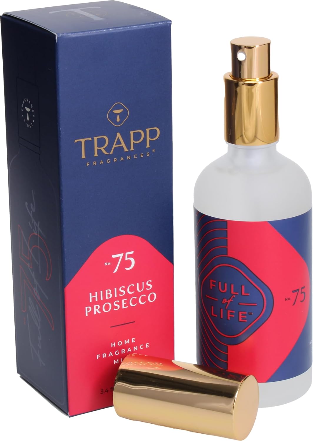 Trapp - No. 75 Hibiscus - 3.4 oz. Fragrance Mist (2 Pack) - Aromatic Home Fragrance with Floral Scent Notes of Hawaiian Hibiscus, Ripe Pomelo, & Vanilla Honey