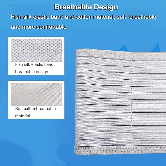 Adjustable Ostomy Belt for Men & Women, Colostomy Belt Ostomy Support Belt, Abdominal Hernia Belt, Soft and Comfortable, for Daily Wear and Sports(S)