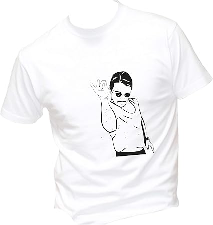 Green Fish, T-Shirt Basic Da Uomo, 100% Cotone, Vestibilità Regolare, Stampa Icona Digitale Taglia Xl Colore Bianco 126274518