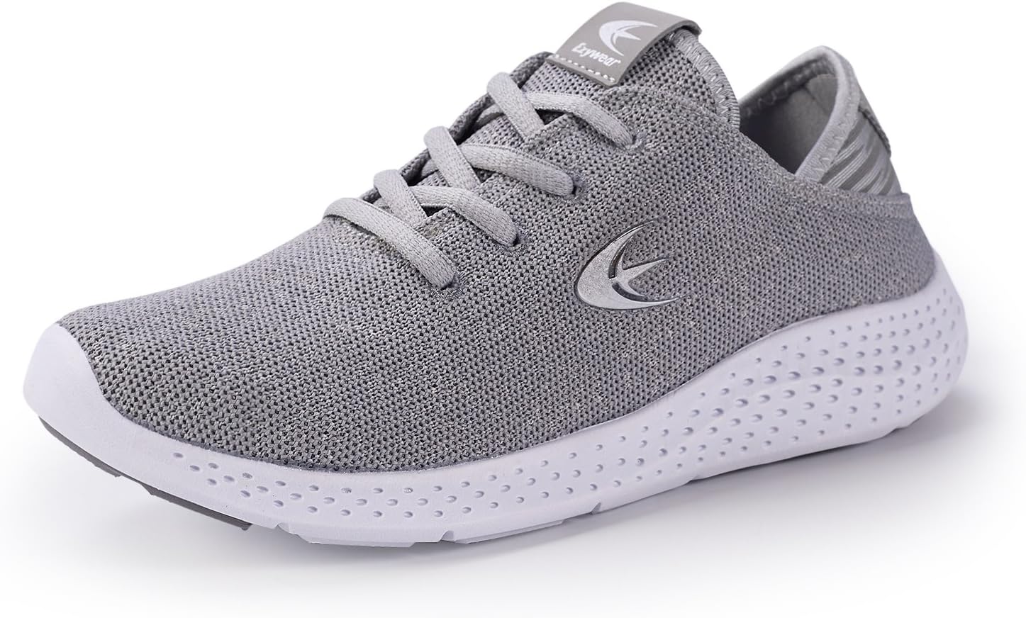 Womens Slip on Shoes - EZ83834 Light Weight Breathable Sneakers for Walking,Road Running Shoes (6, EZ82905 Grey)