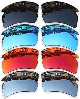 Set of 4 Lenses Replacement for Oakley Flak 2.0 XL OO9188 Sunglass Combo Pack