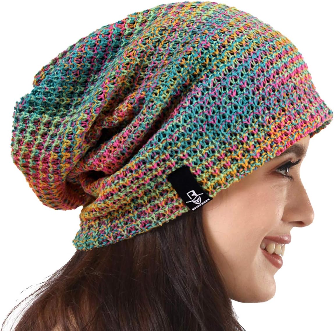 Women’s Knit Slouchy Beanie Baggy Skull Cap Turban Winter Summer Beret Hat