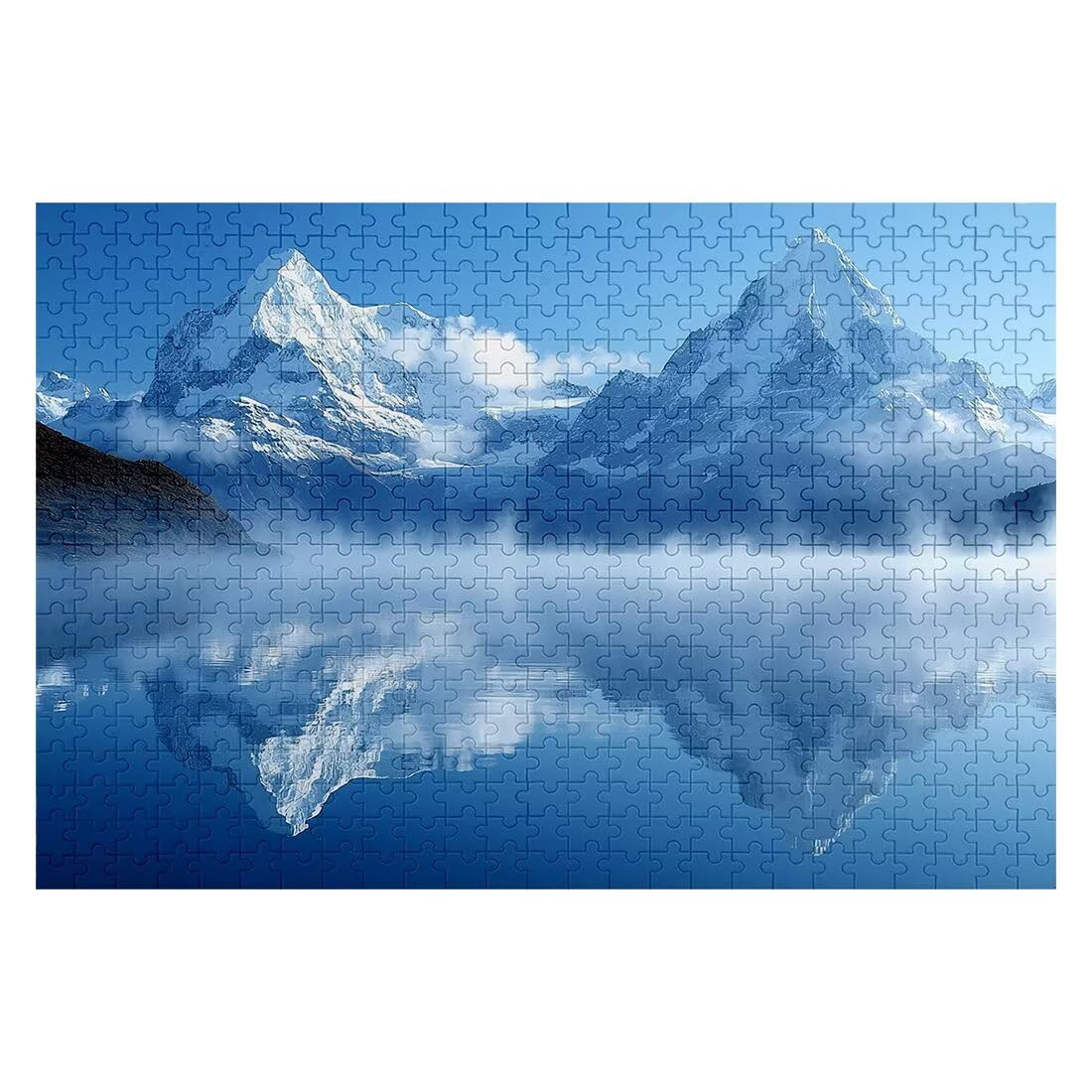 Puzzle 2000 elementów natury, puzzle dla dorosłych góry, klasyczne puzzle Wyzwanie edukacyjne Zabawki dla rodziny, niemożliwe drewniane puzzle z pudełkiem na prezent dla mężczyzn, dekoracje ścienne