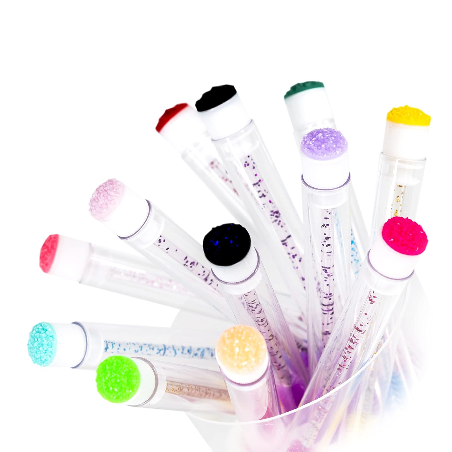 i-Laesh 20 Pcs Lash Brush Eyelash Brushes for Eyelash Extensions Spoolies Cleaning Mascara Wands Tube Diamond Disposable Makeup Tool Applicator Set Sanitary Extension Supplies (Bonbon-mix) : Beauty & Personal Care