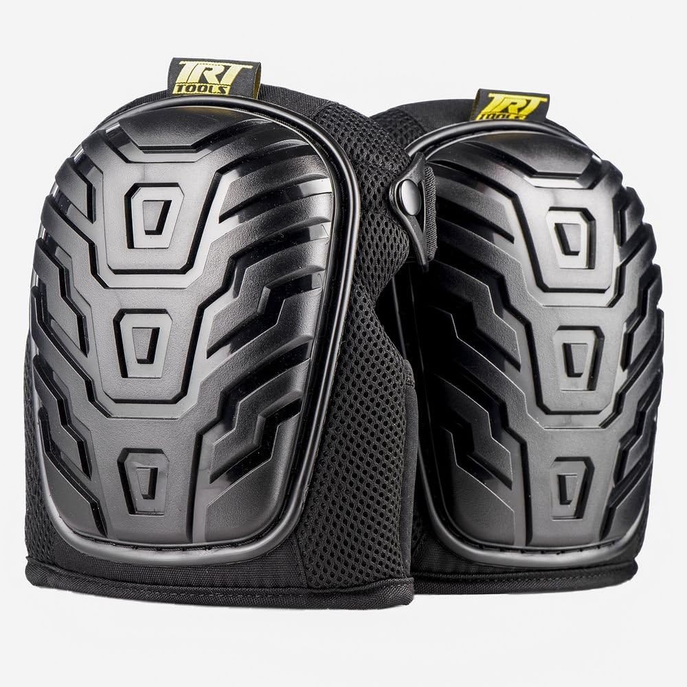 Best Professional Knee Pads For Work, Heavy Duty and Foam Padded, Comfort Gel Cushioned Kneepads for Gardening, Carpenter, Flooring, Cleaning, Mechanics, Hvac, Plumbing and More