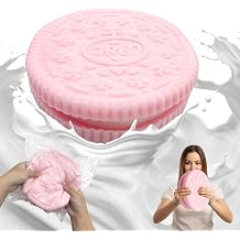 Squishies Fidget, 1 Pcs Squishy Toy Pink Chocolate Cookies, Kawaii Squeezy Fidget Toys, Squeezy for Adults Birthday Gifts-XXL