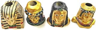 Butt Bat Egyption Pharoah Resin Cigarette Snuffers Instant Cigarette Extinguishers for Ashtrays Pack of 4
