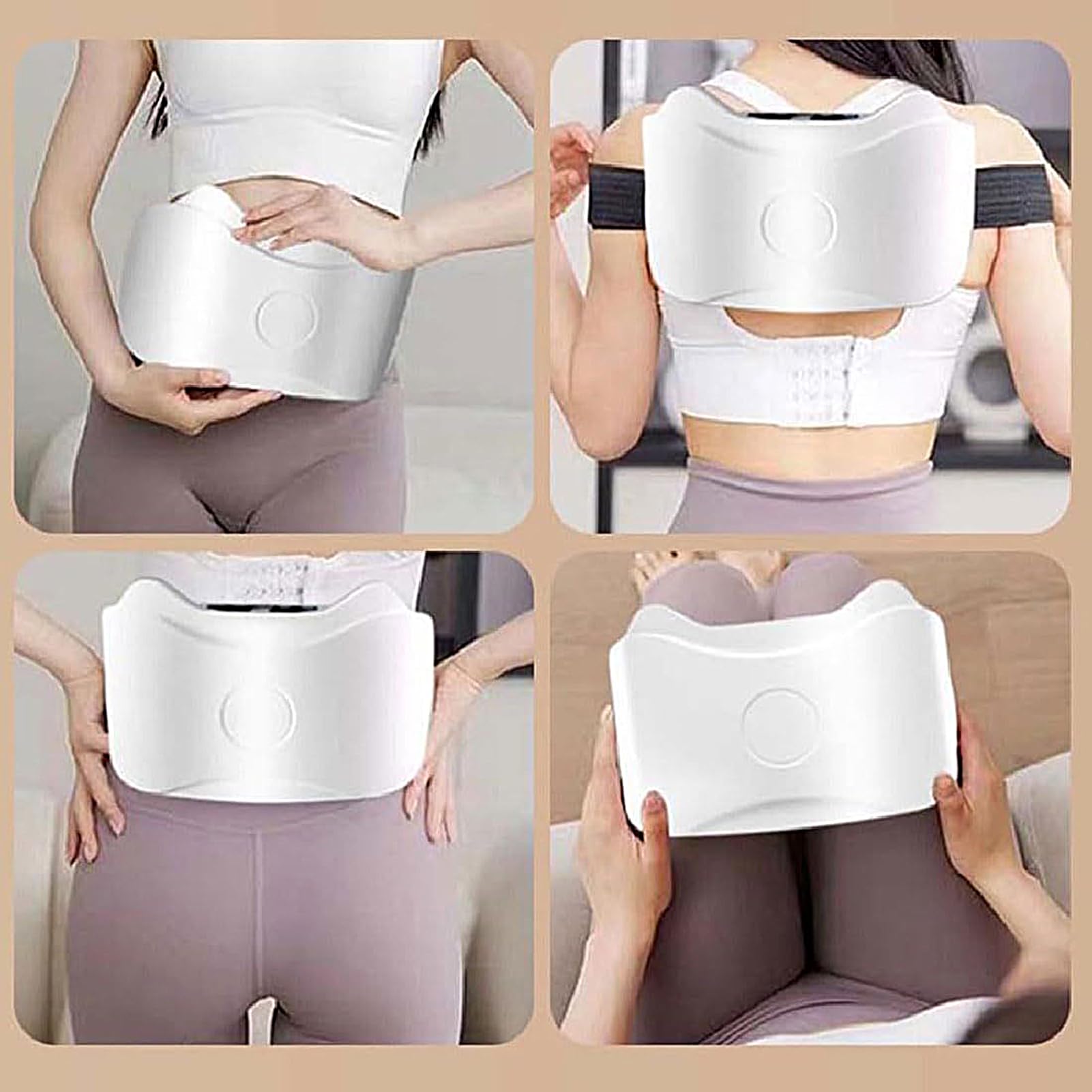 Instrument Électrique De Pétrissage Du Ventre, Masseur Abdominal Électrique Appareil Minceur, Ceinture Abdominale, Vibrapro Sculpteur Minceur,vibra Pro Cellulite Vibrante Sans Fil 3 Intensités