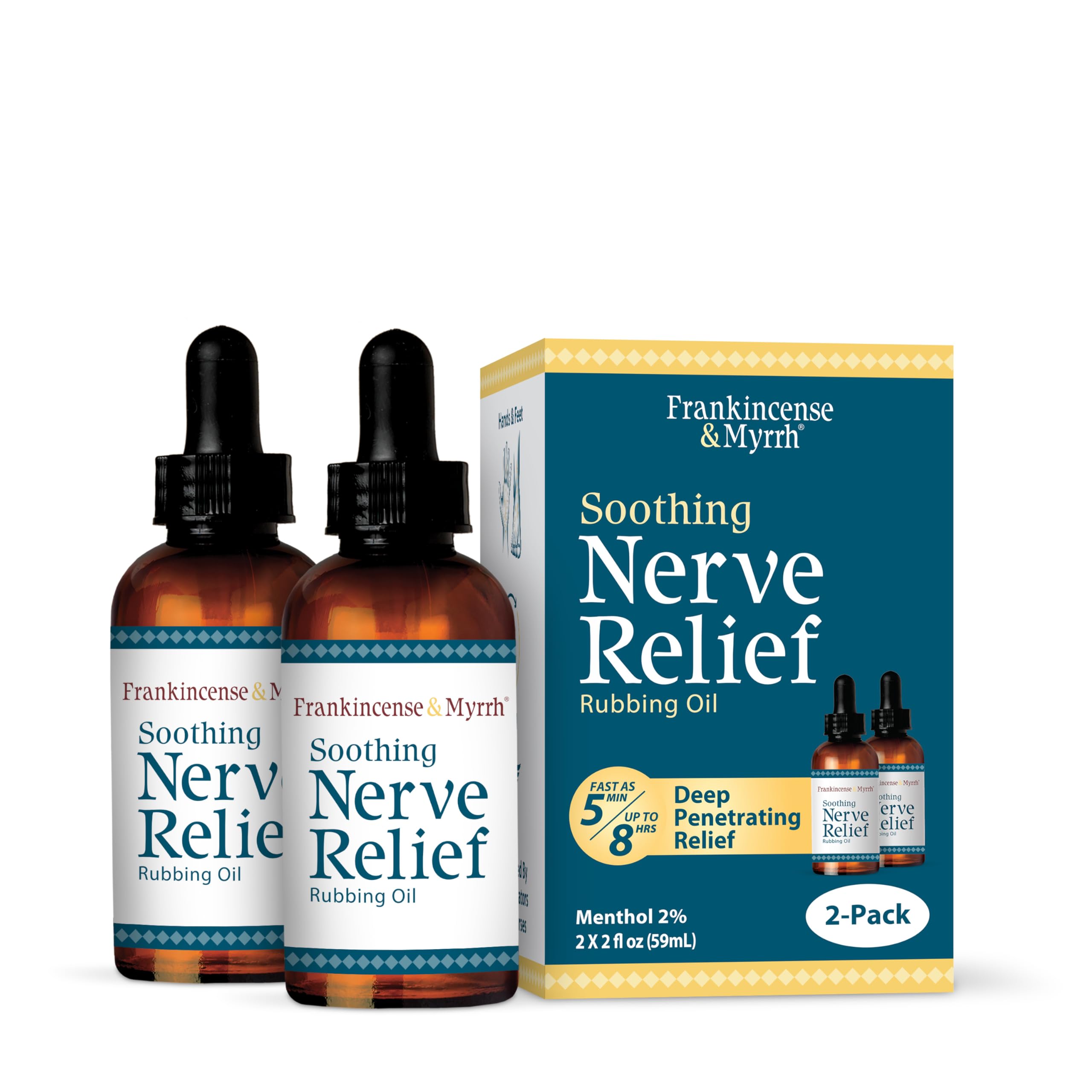 Frankincense & Myrrh Nerve Pain Relief Rubbing Oil,Diabetic Neuropathy, 2oz — Amazon image 11