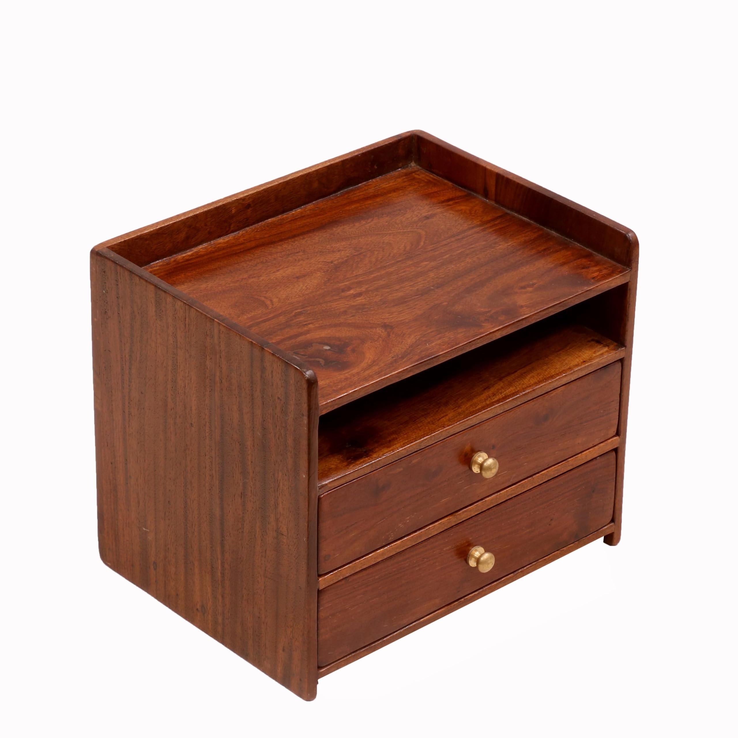 Organizer da scrivania in legno, portapenne e portapenne con cassetto, organizer multiuso, supporto mobile e supporto per telecomando, per scrivania, scrivania, tavolo, scatola