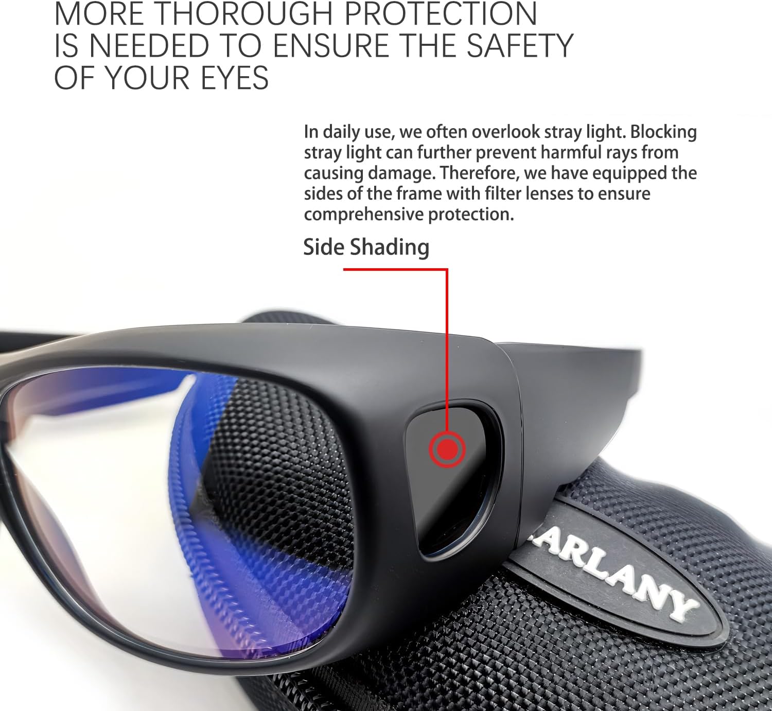 CO2 Laser Eye Protection Glasses, 9000nm-11000nm / 10600nm Wavelength Safety Protective Goggles OD 5+, Filtering Technology by Way of Absorption Safety Goggles for Laser Cutting and Engraving - Image 4