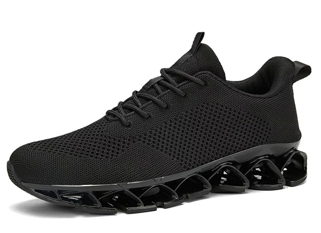 Mens Running Shoes Blade Walking Fashion Trail Sneakers Breathable Mesh Comfortable Non Slip Work Tennis Athletic Sports