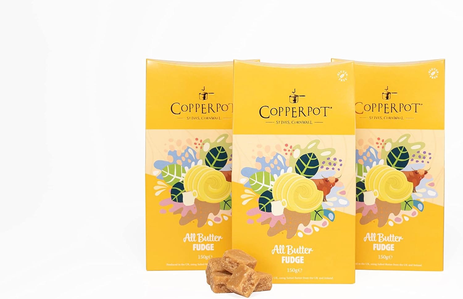 Copperpot ® All Butter Fudge Cornish Fudge Sweets Gift Box