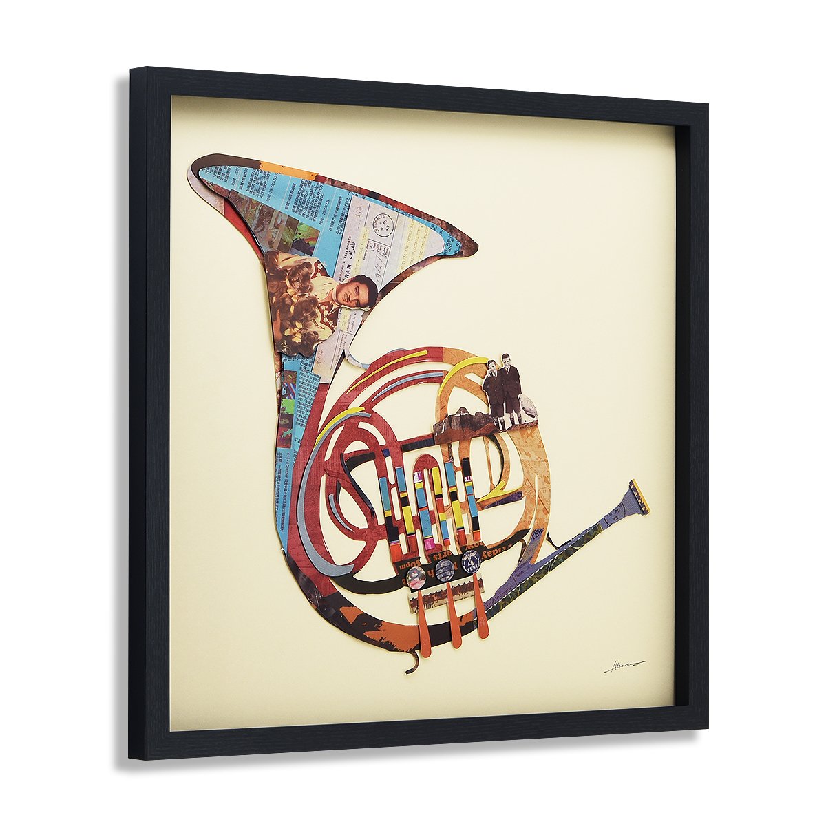 Amazon.com: Empire Art Direct Funky French Horn Dimensional