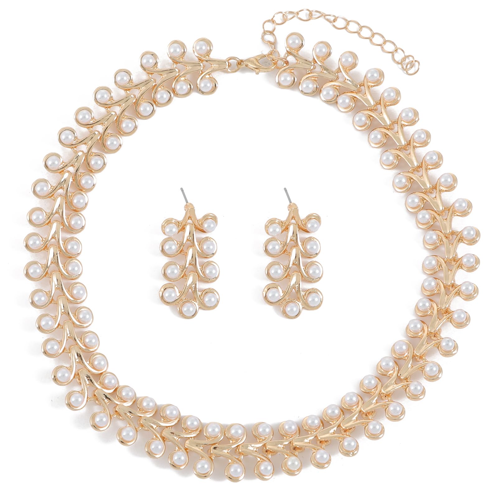 Shining Diva Fashion Latest Stylish Design Fancy Wedding Pearl Necklace Jewellery Set for Women (16122s) (B0DF2CCWG8) Amazon Price History, Amazon Price Tracker