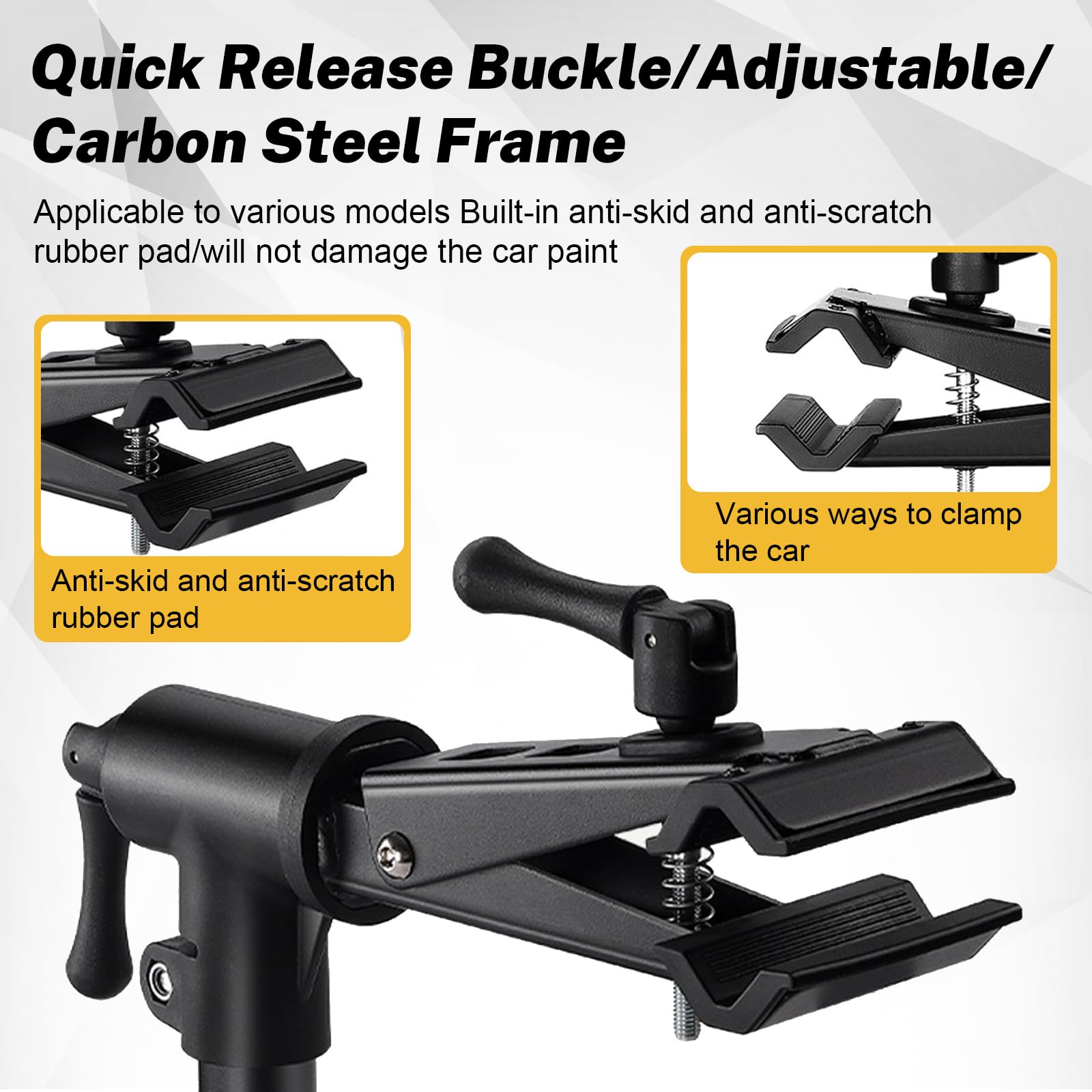 JAOGAUS 2 en 1 Support de Réparation de Vélo, Réglable Supports de Réparation Vélo, Pied D'atelier Vélo, Rotatif à 360°, Capacité 40kg Pour VTT et Vélos de, Pour Entretien et Réparation Bicyclette
