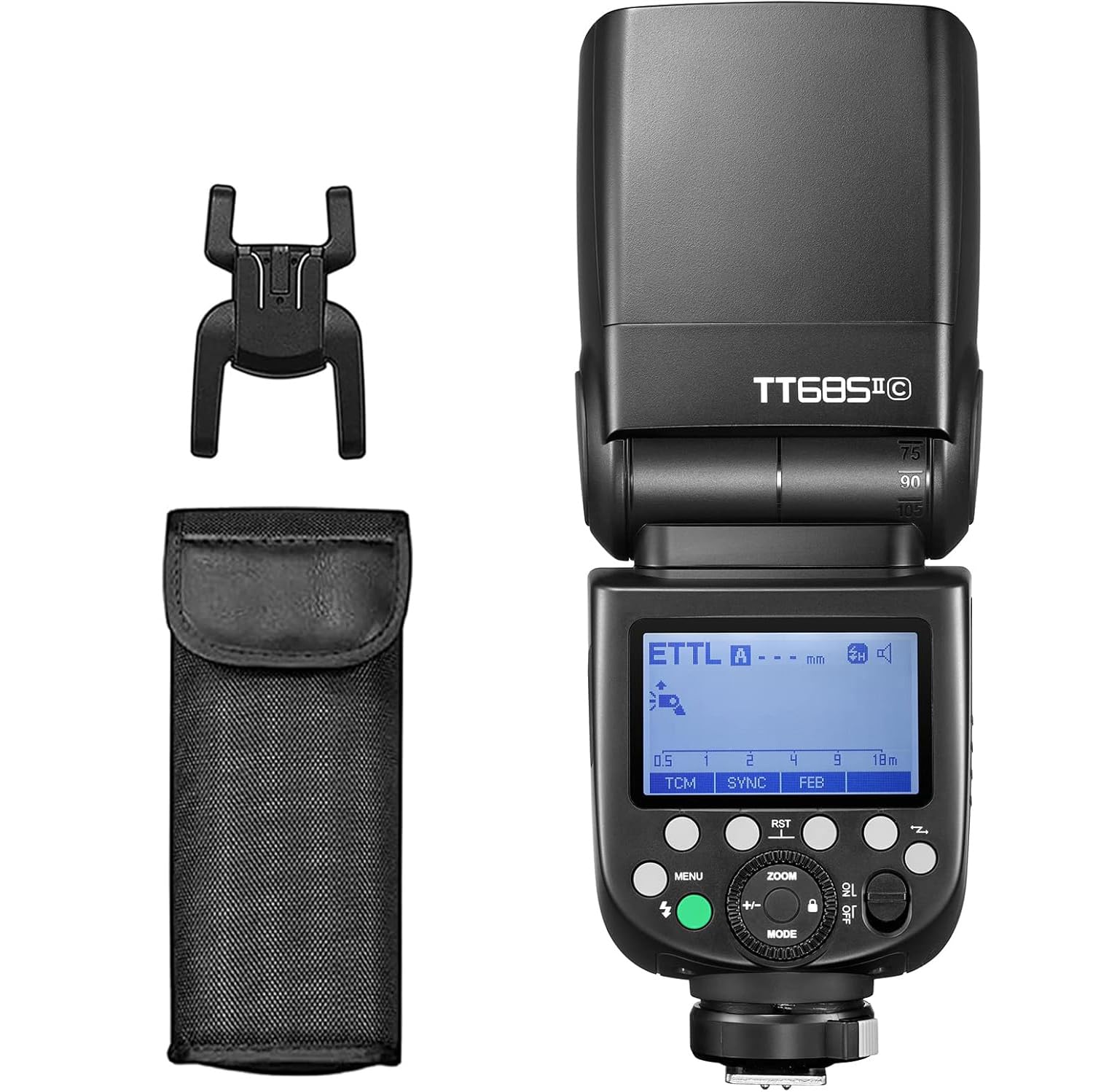 Godox TT685II-C Flash for Canon Camera Flash Speedlite, E-TTL 2.4G Wireless GN60 HSS, 2.4G Wireless X System Compatible with Canon 6D 7D 50D 60D 500D
