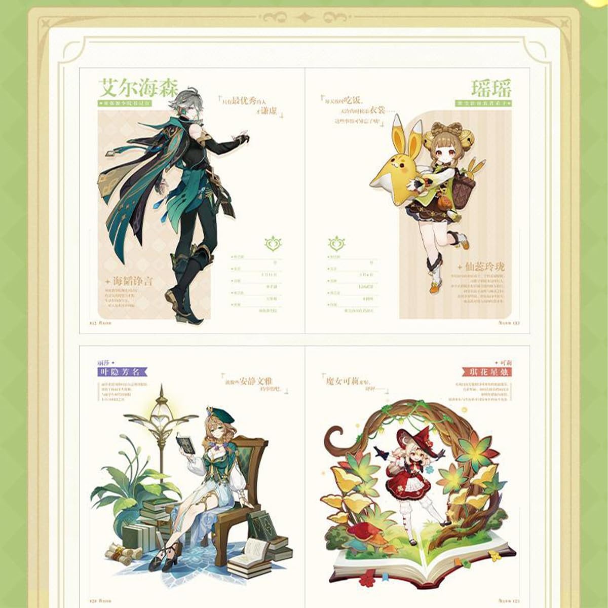 G-I 2025 Official Illustration Original Merch Collection Set Vol.3（Game Version 3.0-3.8） (Vol.3)