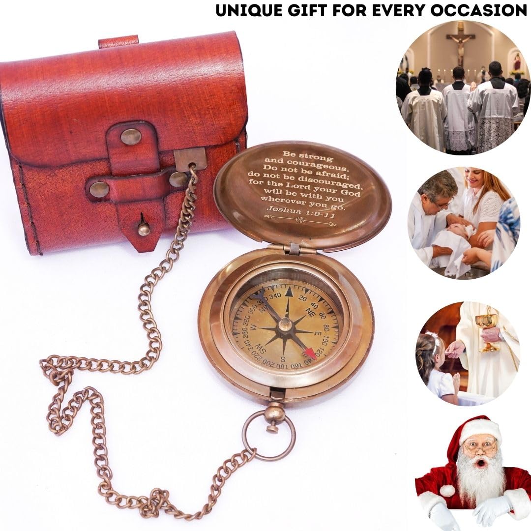 Brújula de camping de bolsillo grabada con "So You Can Always Find Your Way Back Home, & Rose London, brújula de regalo