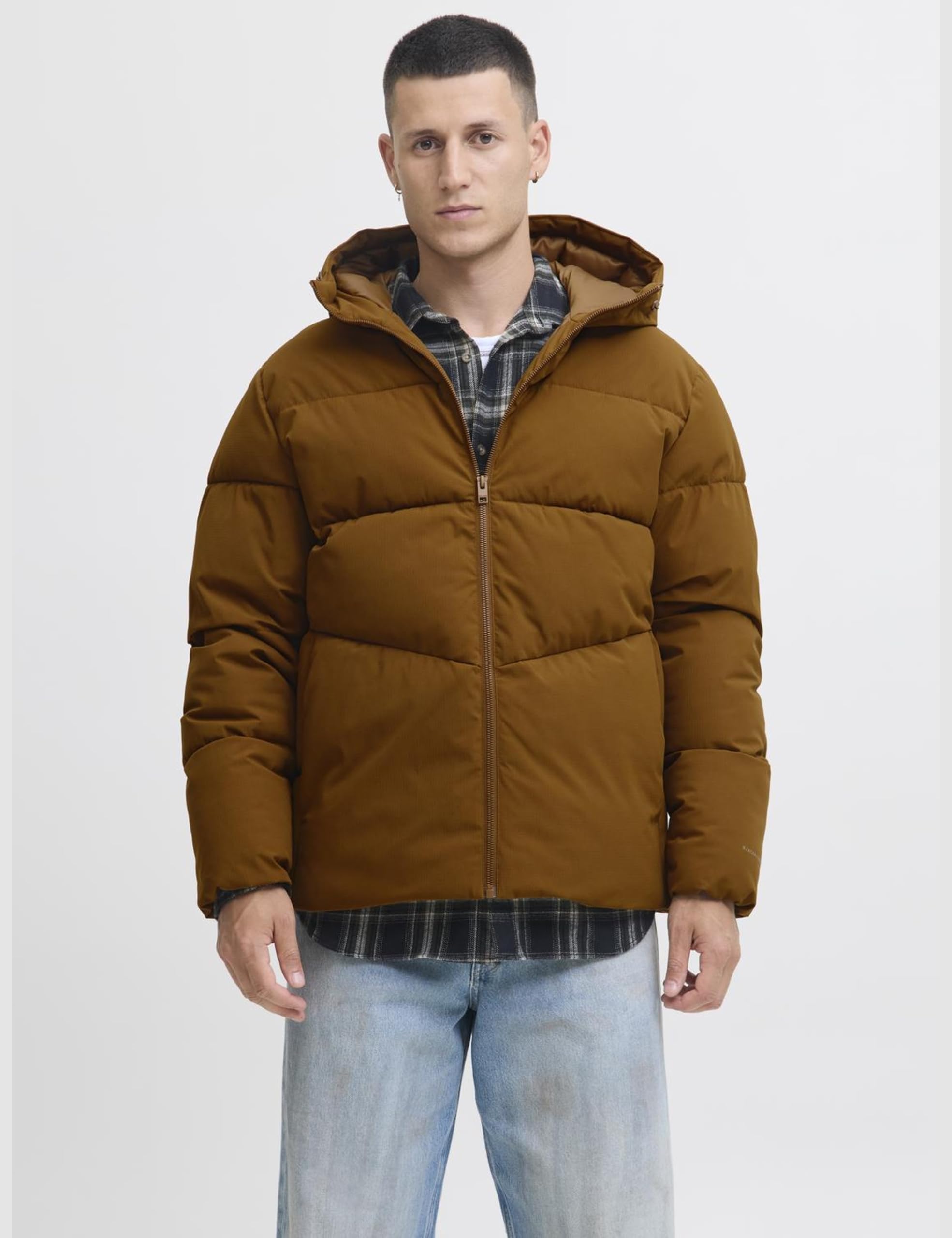 JACK & JONES Jjglobal Puffer Jacket Jjglobal - Chaqueta amortiguadora Hombre (Pack de 1)