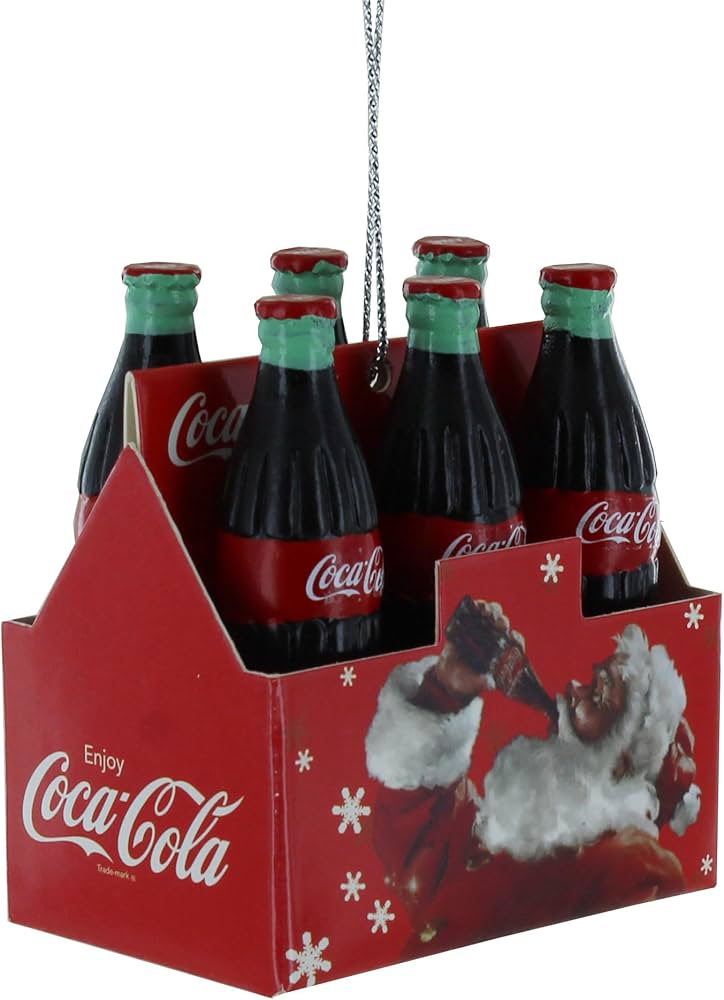 Amazon.com: Coca-Cola 6-Pack Ornament : Home & Kitchen