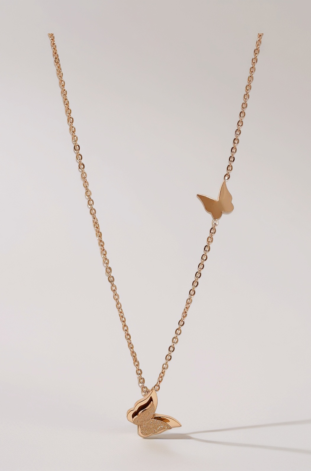 Valentine Gift for Girls Pendant for Women and Girls | Rose Gold Pendant Necklace for Women Western | Stainless Steel Long Chain Pendants | Birthday Anniversary Gift For Girlfriend Wife