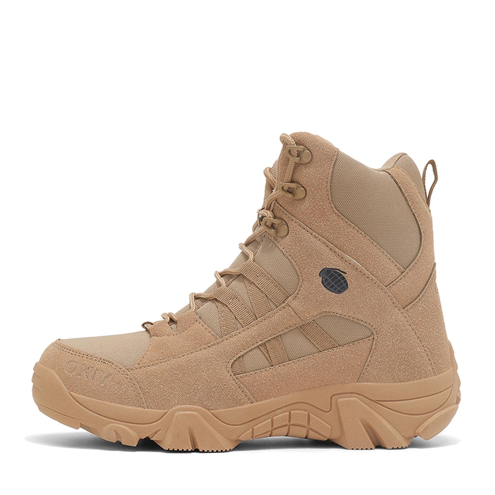 Botas de combate tácticas para hombre, botas de combate militares, botas militares para senderismo, caza, entrenamiento militar, combate, tácticas