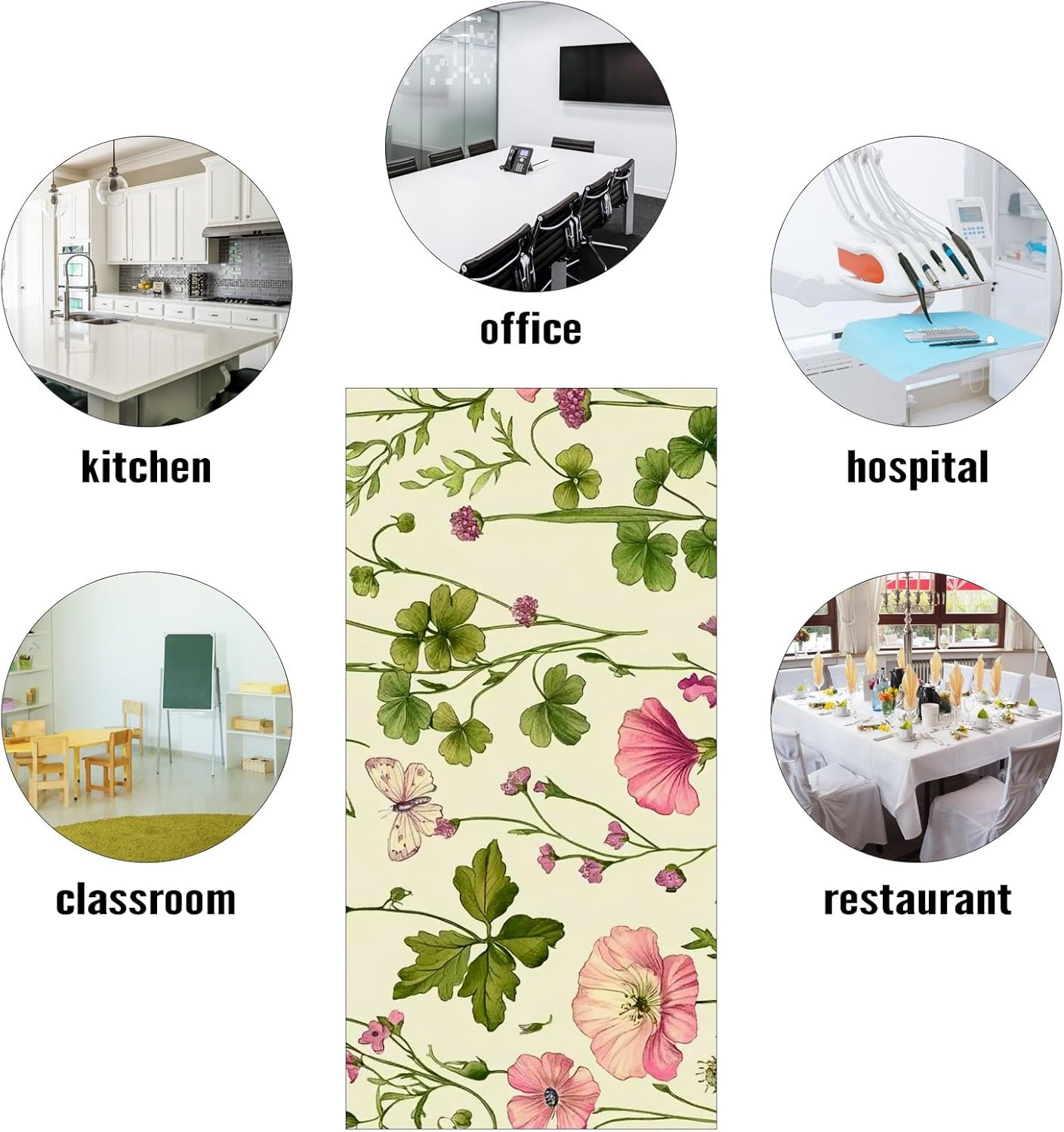 Fluorescent Light Covers for Classroom Office - Eliminate Harsh Glare Causing Eyestrain and Headaches 2ft x 4ft LED Drop Ceiling Light Decoration Pattern