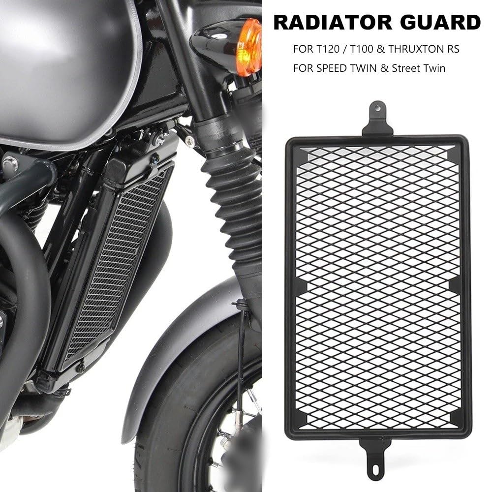Griglia Protezione Radiatore Per Moto Bonneville T100/T120 | Alluminio Anti-Detriti - Foto 6