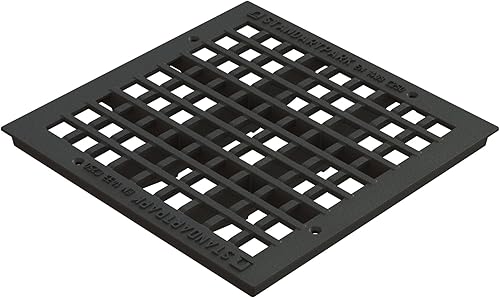 Miniatura 3 de Vodaland SWI8473 - Cuenca de captura grande de 16 x 16 con cesta de sedimentos y rejilla de hierro fundido dúctil