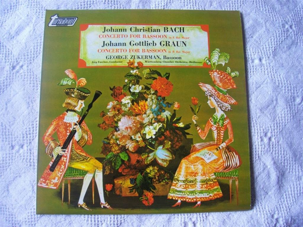 TV 34278S ZUKERMAN Bach/Graun Bassoon Concerti CDs