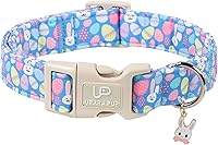 Vista 19 de Collar de perro de algodón de dinosaurio con hebilla de metal, collar de regalo para niñas o niños pequeños, medianos y grandes, lindos collares