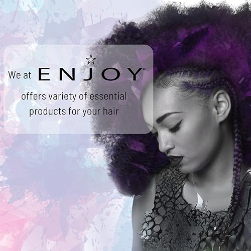 Miniatura 7 de ENJOY Acondicionador súper hidratante para el cuidado del cabello, acondicionador para cabello dañado, productos para el cabello rizado, sin
